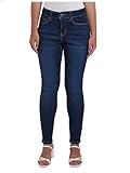 Royalty for Me Women's Petite Sustainable High Rise Skinny Jeans, Midnight Sky Blue, 10P