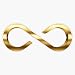 Gold Infinity Symbol for Autism Sticker Vinyl Decal Bumper Sticker 5"