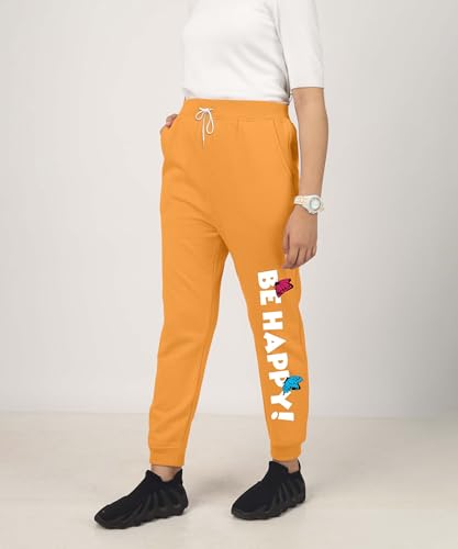 Image of KYDA Kids Girls Loose Mid Rise Cottonblend Printed Track Pants (Pack of 1)