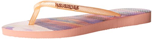 (ハワイアナス) Havaianas サンダル レディース スリム ペイズージ, ライトピンク, 35/36 BR/6 W US