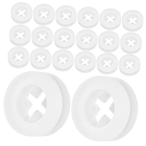 20pcs Bamboo and Wood Cover Silicone Stopper Straw Stopper Silicone Straw Grommets Wood Cover Straw Holes Silicone Straw Lid Clear Wire Spill Stoppers Gaisel with Hole