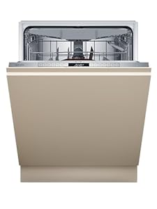 NEFF S257YCX03E, N 70, Smarter XXL Geschirrspüler Vollintegriert, 60 cm, Besteckschublade, Made in Germany, Zeolith-Trocknung, besonders leise Spülmaschine, höhenverstellbarer Oberkorb, Aqua Stop