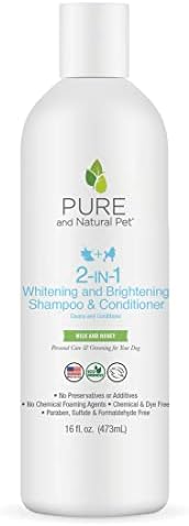 Pure and Natural Pet 2-in-1 Whitening & Brightening Shampoo & Conditioner