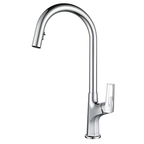 Grifo para fregadero de cocina con rociador extraíble y grifos de cocina monomando mezclador