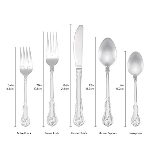 Riverridge Flatware Set, Silver #TOP5