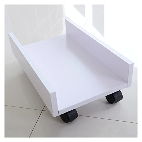 Soporte para CPU extraíble, bandeja para computadora de escritorio, polea móvil, base, almohadilla, pie, soporte independiente para chasis y rack (tamaño pequeño) miniatura 1