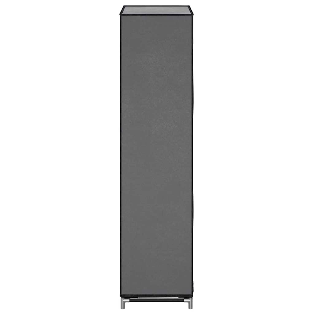 Schuhschrank mit Abdeckung Grau 58 x 28 x 106 cm Stoff 5-Ebenen Schuhregal Schuhablage Organizer platzsparend für Flur Diele Schlafzimmer mit Staubschutz und einfacher Wandbefestigung