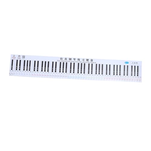 Tableau de pratique du piano en PVC durable à 3 pièces pour débutants