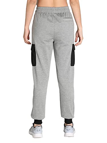 Image of CHKOKKO Women High Rise Gym Wear Sports Fitness Relaxed Track Pant