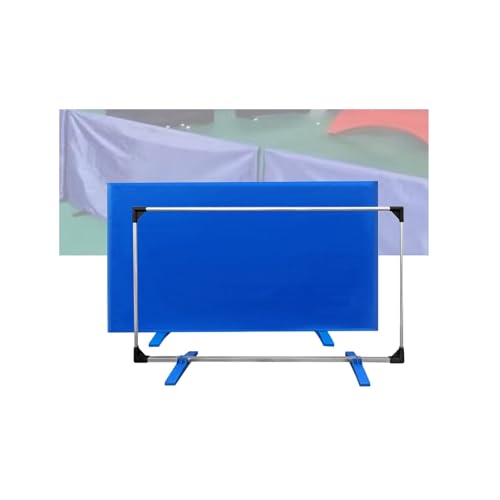 Bordure de court de ping-pong amovible bleu 140x75 bloc de délimitation terrain