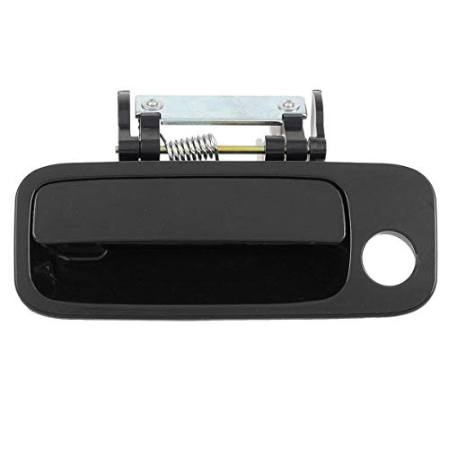 AUTEX Door Handle Black Exterior Outer Front Left (Driver Side) Compatible with Avalon 2000 2001 2002 2003 2004 80846