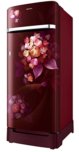Image of Samsung 225L 4 Star Direct Cool Single Door Digital Inverter Refrigerator Appliance (RR23B2H2XHT /HL, Hydrangea Plum, 2022 Model)