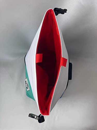 Bolder Chalk Bucket - Ultimate Rock Climbing & Bouldering Accessory With Magnetic Closure, Multiple Pockets, Brush Holders & Mesh Organizer - Large Size (Ocean) #TOP3