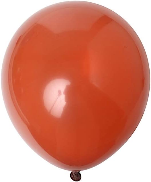 Balsa Circle 25 globos de helio de látex mate terracota de 12 pulgadas para fiestas, eventos, bodas, recepciones, regalos de cumpleaños, suministros