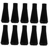YARNOW 10 Piezas Puntas de Goma para Flechas de Seguras y Flexibles de Unidades Negras para Práctica de con y Menor