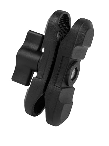 NILKATSS Brazo de doble enchufe de aluminio, montaje de enchufe de bola doble, brazos cortos, antideslizante, compatible con componentes de bola de 1 pulgada de RAM Mount B (2)