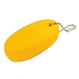 Lucky Line Soft Key Float with Ball Chain Water Sports, Yellow (92801)