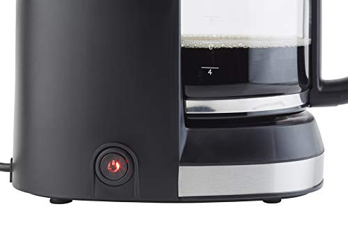 Korona 10252 - Cafetera (Independiente, Cafetera de filtro, 1,25 L, Negro, Plata) - Imagen 4