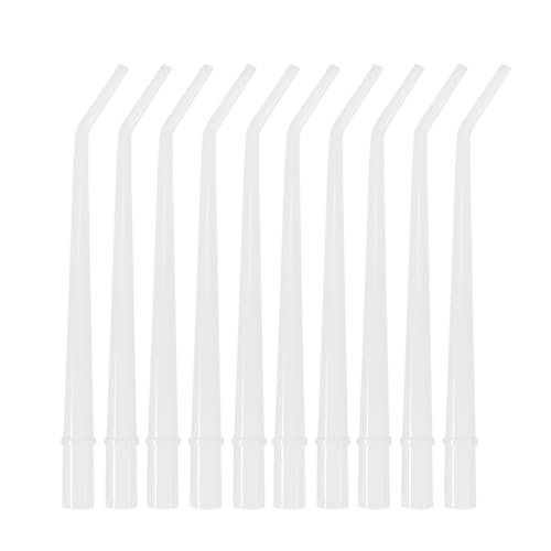 JMU Dental Aspirator Tips, Disposable Surgical Suction Tips (White-1/8", 200)