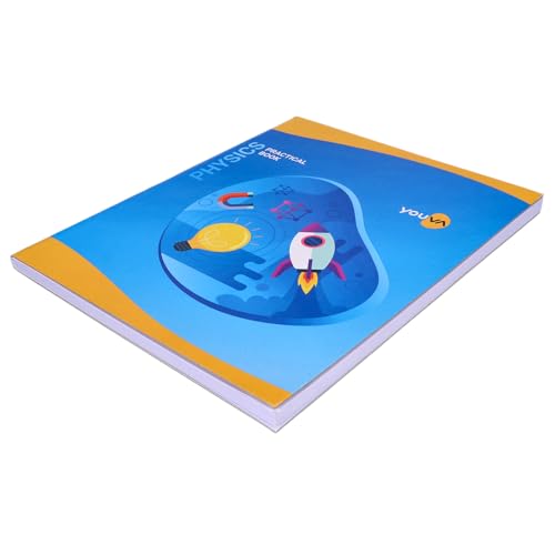 Image of YOUVA Navneet | Hard Bound /Hard Cover| Physics Practical Book with Video Content On The Go | 21.5X26.5 Cm | 1 Side Ruled & 1 Side Plain | 172 Pages