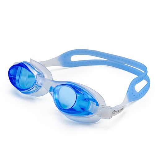 Image of Solpro Clear Wave Unisex Adult Swimming Goggles for Women,Men,Boys,Girls,Teenagers,Athletes,Swimmers For Training,Competition in Swimming Pool,Beach,Water Sport, Park & Activties