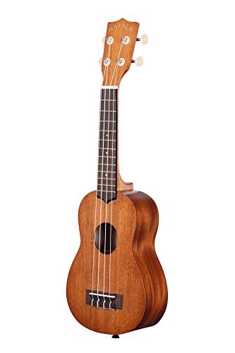 Kala Brand Music Co., 4-String Ukulele, Natural, Soprano (Mk-S/Pack) #TOP4