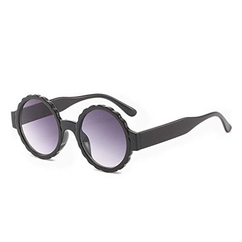 Lunettes de soleil à petit cercle avec monture ronde rétro et légère