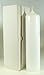 Produktbild Stumpenkerze weiss 25 x 6 cm, mit Karton zur Aufbewahrung - 4803 - Kerzenrohling 250x60 mm zum Basteln und Verzieren