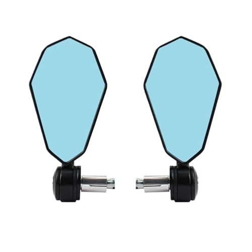 Espejo retrovisor de 22 mm antirrotura de aluminio para manillar de moto