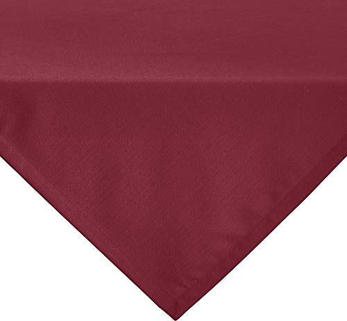 Erwin Müller Tischwäsche, Mitteldecke, Tischdecke Uni, Krefeld weinrot...