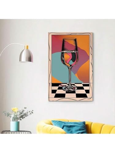 Affiche esthétique rétro et impression éclectique en toile
