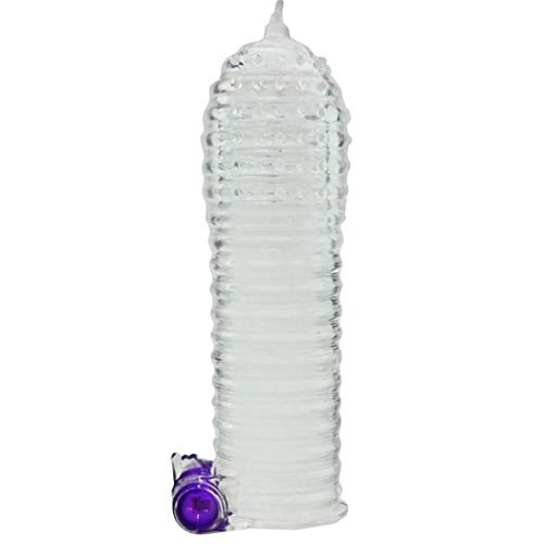 Capa Peniana Com Vibro Em Silicone 14cm x 3cm Confort Sleeve