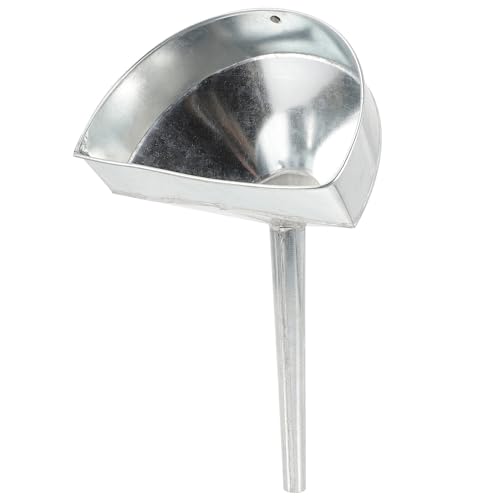 Entonnoir à carburant en fer galvanisé Healvian de 20 cm pour essence