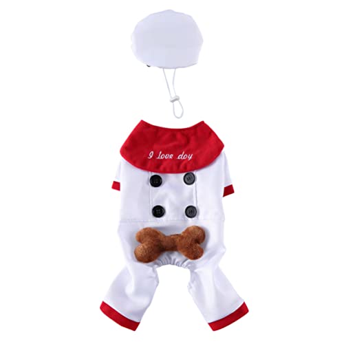 Disfraz para perro Toddmomy talla S blanco