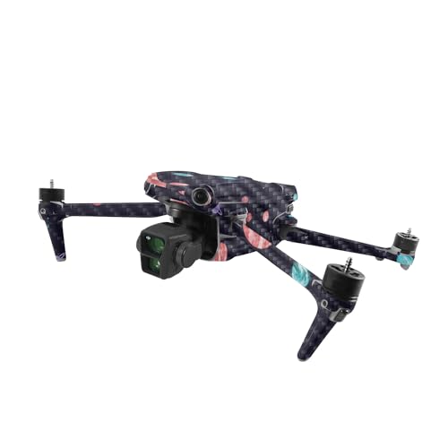 Image of MightySkins Carbon Fiber Skin Compatible with DJI Air 3 - Bright Night Sky | Protective, Durable Textured Carbon Fiber Finish | Easy to Apply