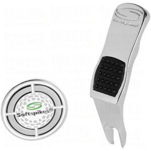 Softspikes Golf Push Tool Pitchgabel Reparatur & Gratis Ballmarker Cover