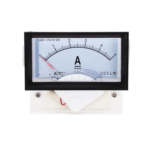Ampèremètre de panneau 85C17 mécanique CC à aiguille pour cadran de précision