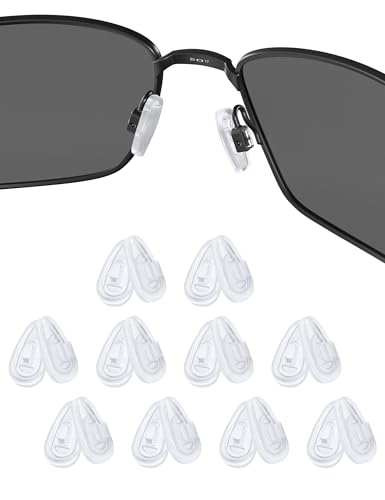 Replacement Nose Pads for Maui Jim Baby Beach/Kahuna/Kawika; for Oakley Steel Plate OX3222/Wiretap OO4071/Whisker Eyeglsses