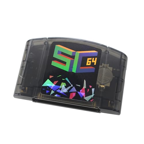 UYXOERA Summer Cart SC 64 HD Loader Replacement Flash Fast Reading Card Full Compatible with SN64 with 64GB TF Card Open Source Development Cartridge