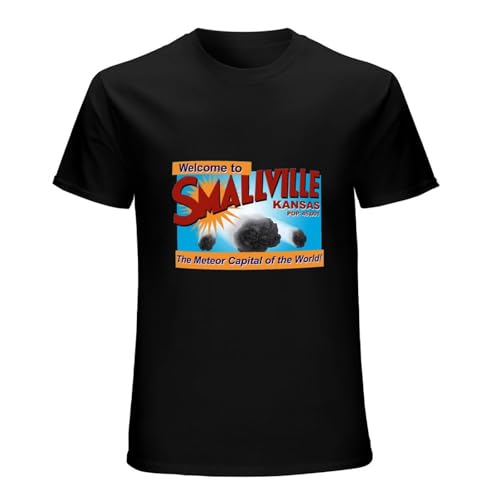 Smallville The Meteor Capital of The World Pin Unisex Printed T-Shirt Mens Black Tee Shirt XXL für 17,94 EUR bei Amazon Bild: Smallville The Meteor Capital of The World Pin Unisex Printed T-Shirt Mens Black Tee Shirt XXL für 17,94 EUR bei Amazon