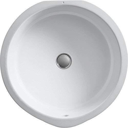 Kohler 2883-0 Verticyl Round Undermount Bathroom Sink, 15-3/4" W X 8-1/4"L, White #TOP2
