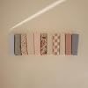 mushie Water Repellent Changing Pad Liners | Made with Organic Cotton | Set of 3 (Pastel Blooms Combo)