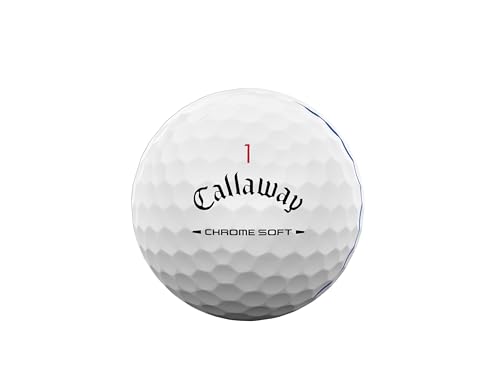 Chrome Soft Triple Track 2022 Golf Balls, White - Callaway