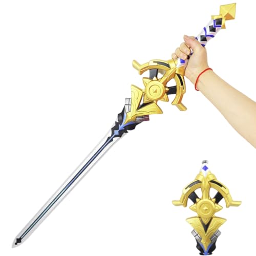 damdos Halloween Prop for‌ Albedeo and Cinnabar Spindled Cosplay Hammer, Cinnabar Spindled Albedeod Sword Weapon Christmas Party Props Comic Show Birthday Gifts