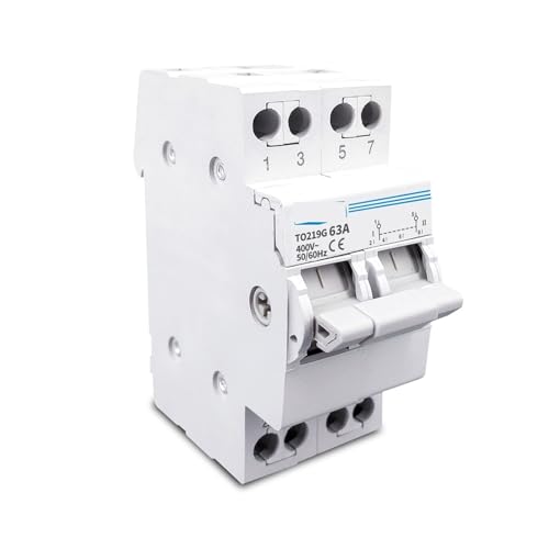 Interruptor de transferencia manual para alternar generador 40A 2