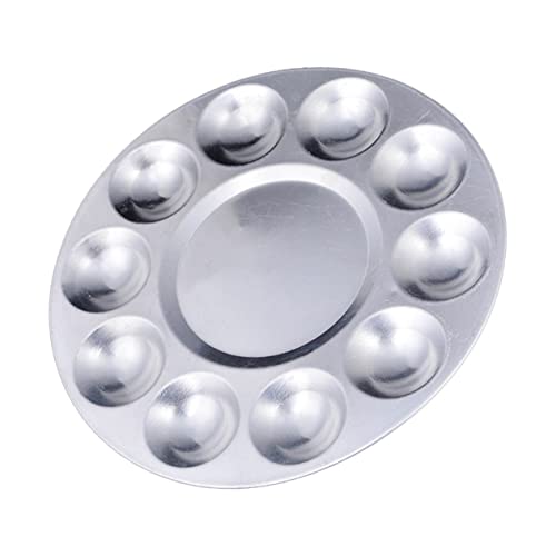 Homoyoyo 10Agujeros Redonda De Aluminio De Resistente y Duradera para Artistas y Manualidades