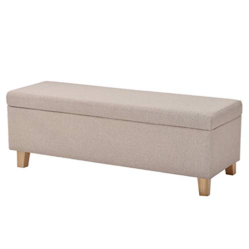 Pouf carré multifonctionnel de 120cm avec double couvercle - 2