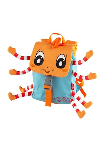 sigikid barn ryggsäck den lilla spindeln motell, Orange/blå/ryggsäck, Einheitsgröße, Lämplig för barn