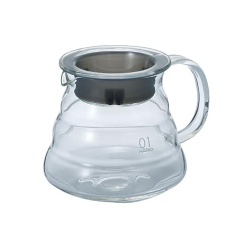 HARIO(�n���I) V60�O���X�T�[�o�[360�N���A 360ml 1~3�t�p �d�q�����W�� XGSR-36-TB