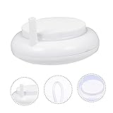 POPETPOP 4 Nano-Gasplatte pumpen für aquarium luftdiffusor Luftstein für Fischzuchtanlage Abfluss Wasser Brunnen Sprudelstein für Hydroponik Sprudelstein für Aquarium keramischer Sand Weiß